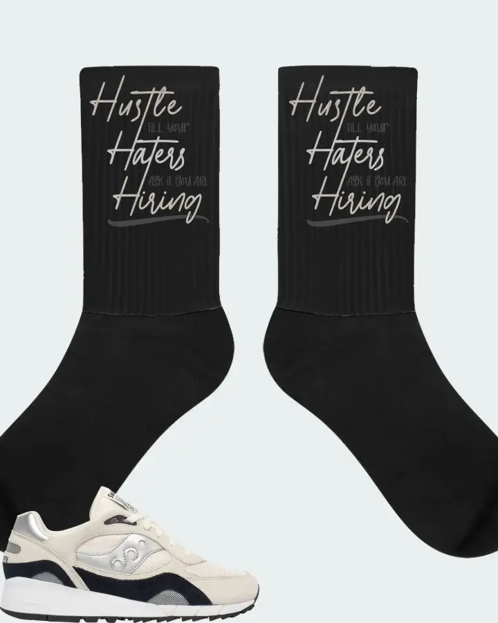 Saucony Shadow 6000 Sneaker Matching Black Socks - HUSTLE TILL YOUR HATERS ASK