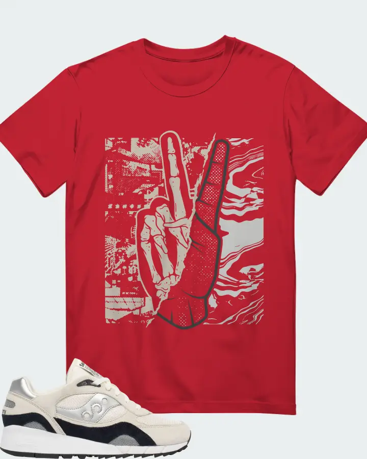 Saucony Shadow 6000 Sneaker Matching Gildan T-Shirt - Peace of mind