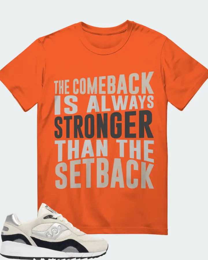 Saucony Shadow 6000 Sneaker Matching Orange T-Shirt - The Comeback