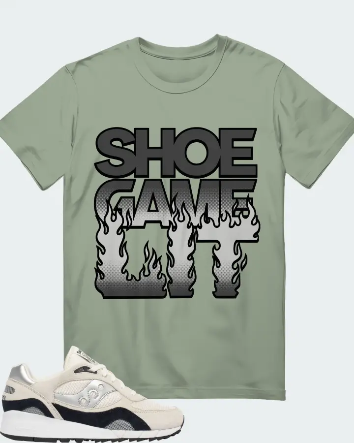 Saucony Shadow 6000 Sneaker Matching Sage T-Shirt - Shoe Game Lit Refreshed