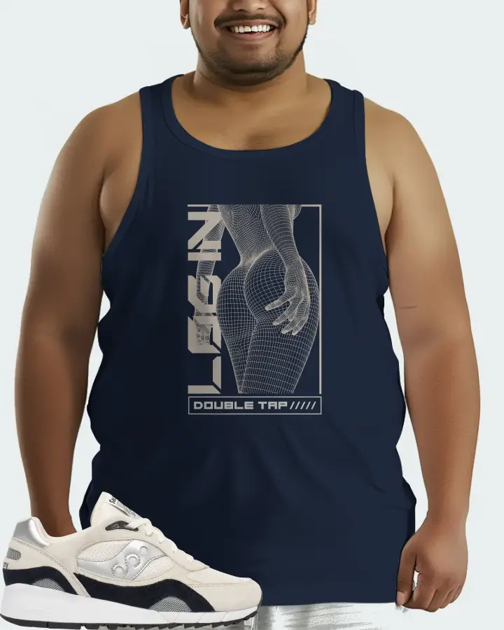 Saucony Shadow 6000 Sneaker Matching Navy Tank Top (LOGIN) - View 6
