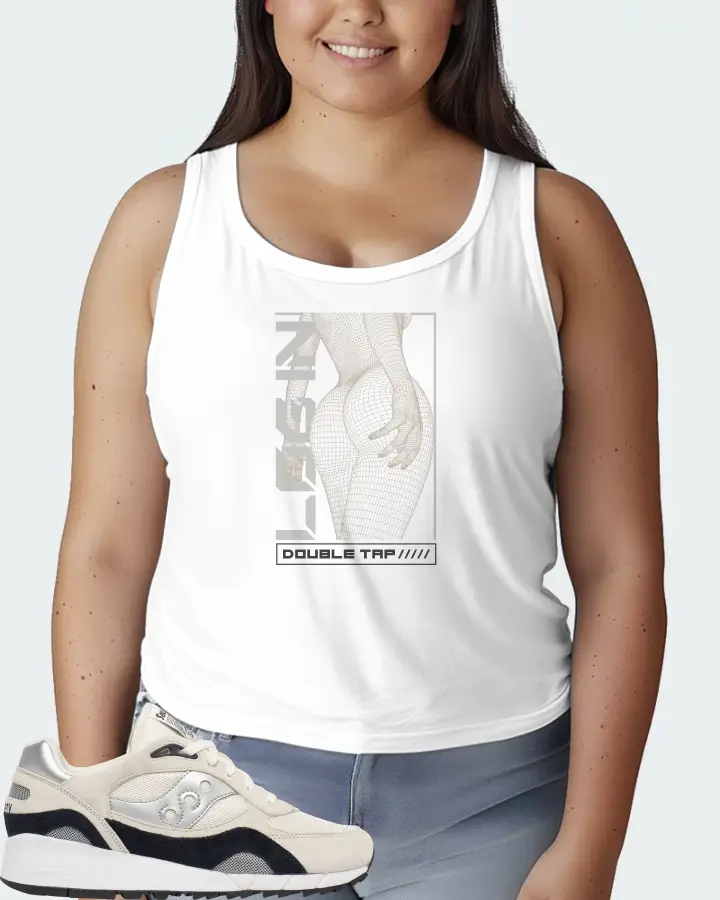 Saucony Shadow 6000 Sneaker Matching White Tank Top (LOGIN) - View 7
