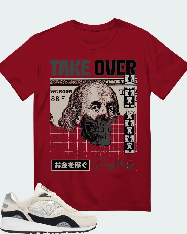 Saucony Shadow 6000 Sneaker Matching Cardinal T-Shirt - Take Over