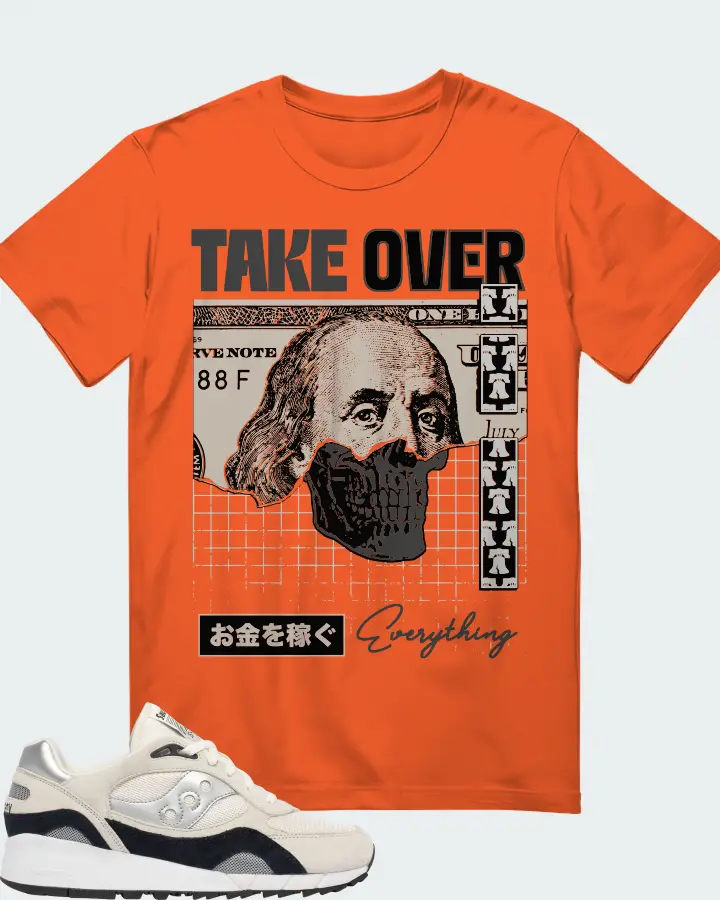 Saucony Shadow 6000 Sneaker Matching Orange T-Shirt - Take Over