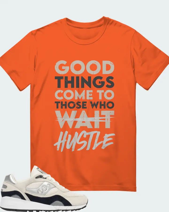 Saucony Shadow 6000 Sneaker Matching Orange T-Shirt - Good Things Come