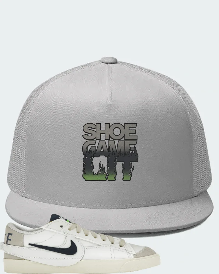 Nike Blazer Low 77 Jumbo SE Sneaker Matching White Hat - Shoe Game Lit Refreshed