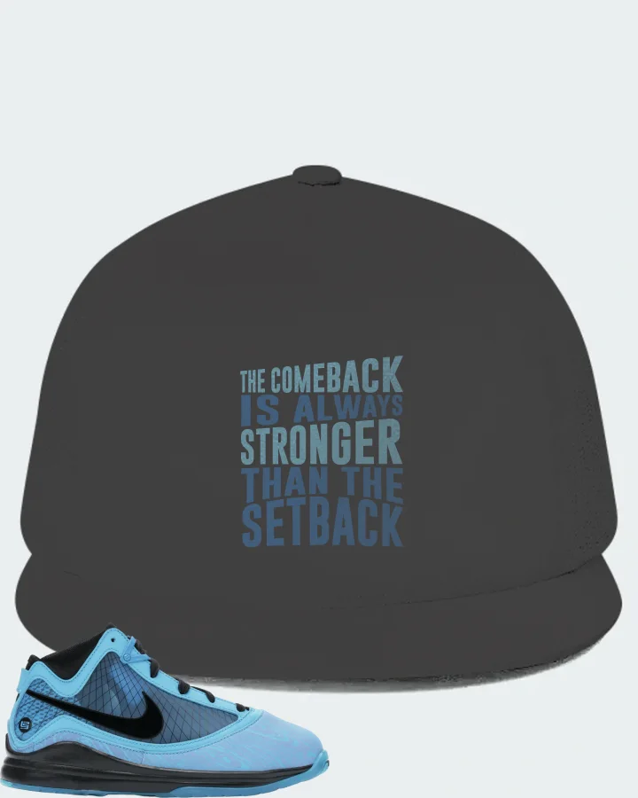 Nike LeBron 7 Sneaker Matching Dark Grey Hat - The Comeback