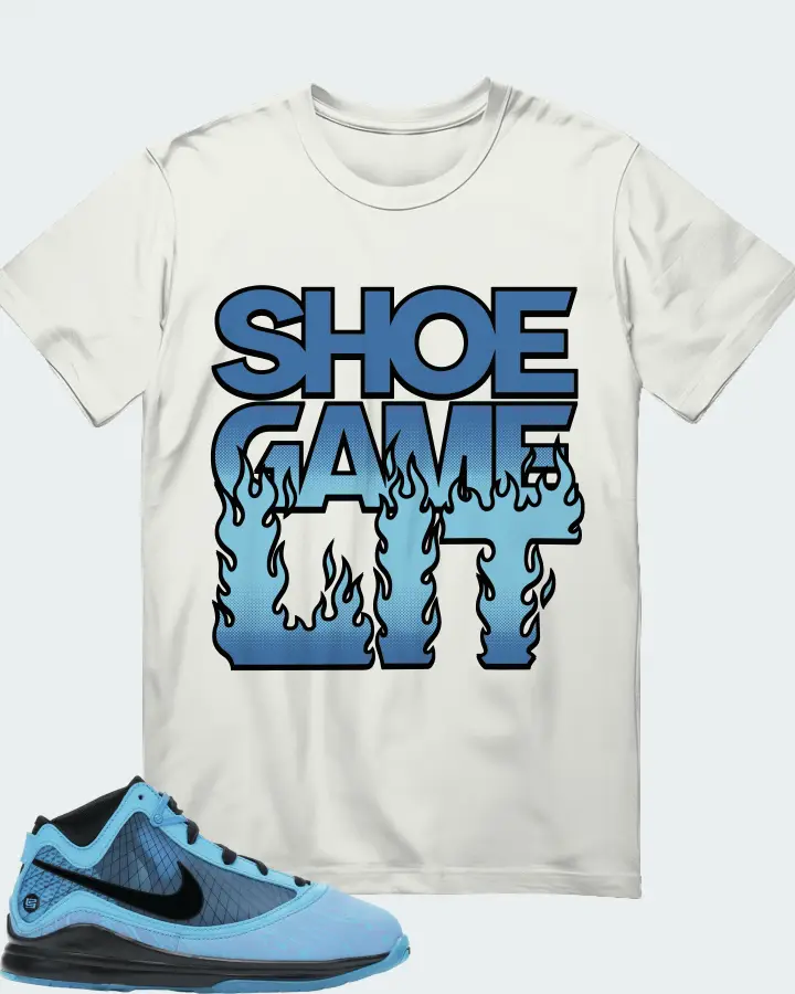 Nike LeBron 7 Sneaker Matching Ash T-Shirt - Shoe Game Lit Refreshed