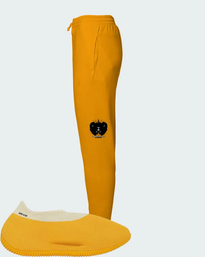 Yeezy Knit Runner Sulfur Matching Joggers