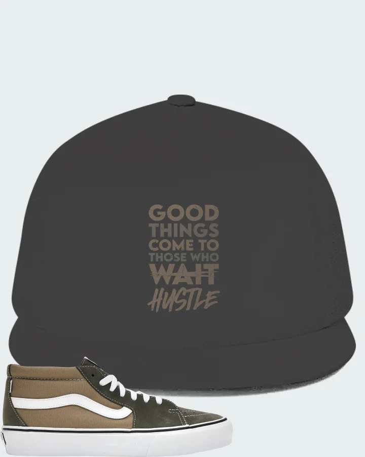 Vans Vault Sk8-Mid LX Sneaker Matching Dark Grey Hat - Good Things Come