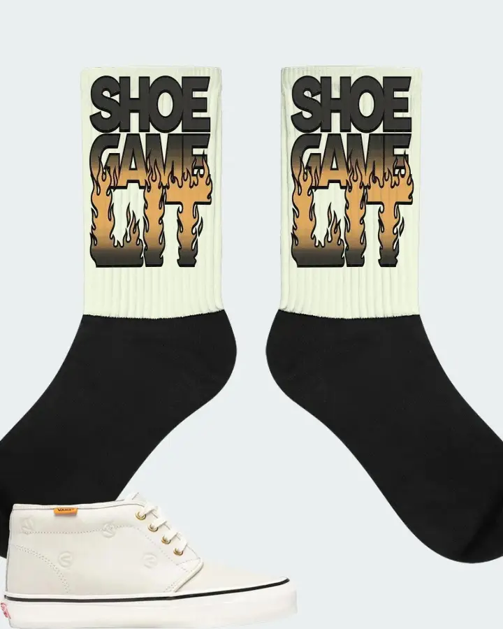 Vans OG Chukka Boot LX Sneaker Matching Citron Socks - Shoe Game Lit Refreshed