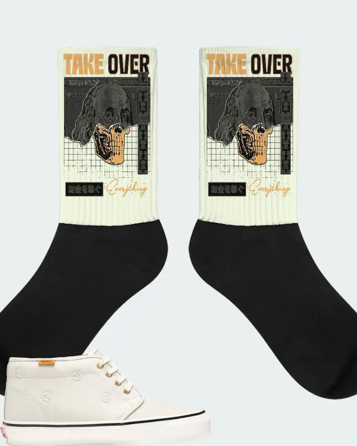 Vans OG Chukka Boot LX Sneaker Matching Citron Socks - Take Over