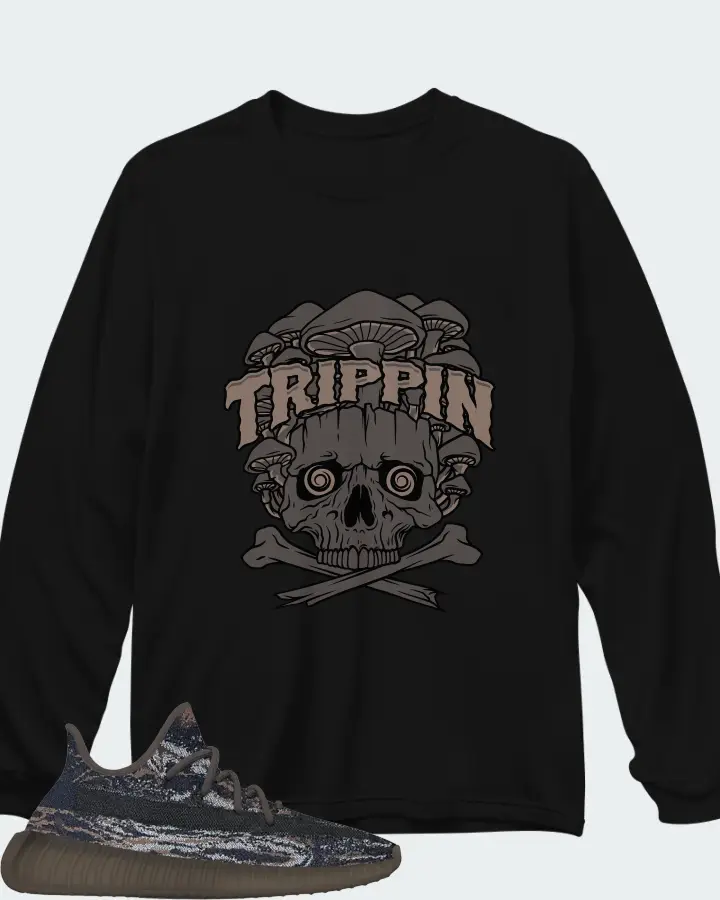 Yeezy Boost 350 V2 MX Rock Matching Long Sleeve T-Shirt