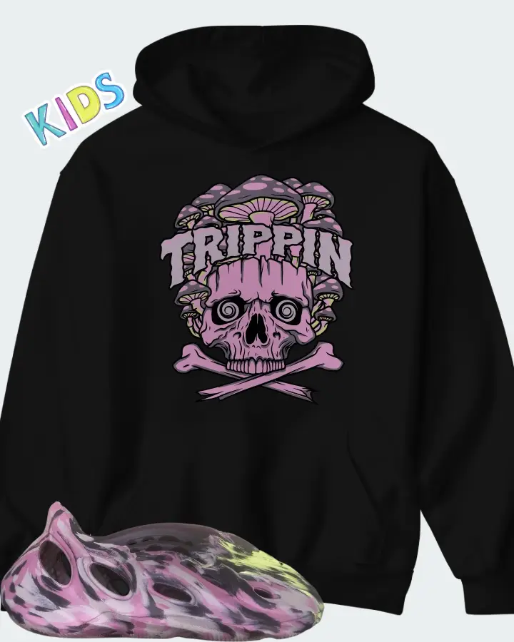 Adidas Yeezy Foam RNR MX Carbon Matching Kid's Hoodie