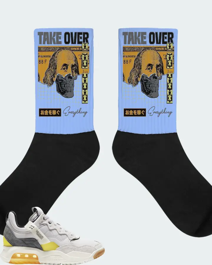 Jordan MA2 Sneaker Matching Carolina Blue Socks - Take Over