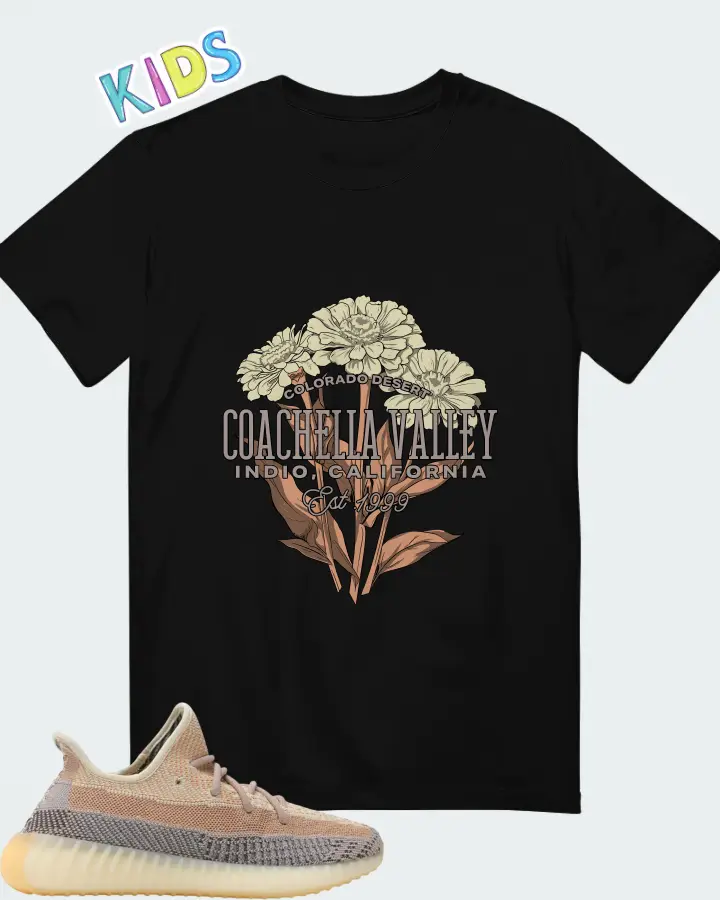 adidas Yeezy Boost 350 V2 Ash Pearl Matching Kid's T-Shirt