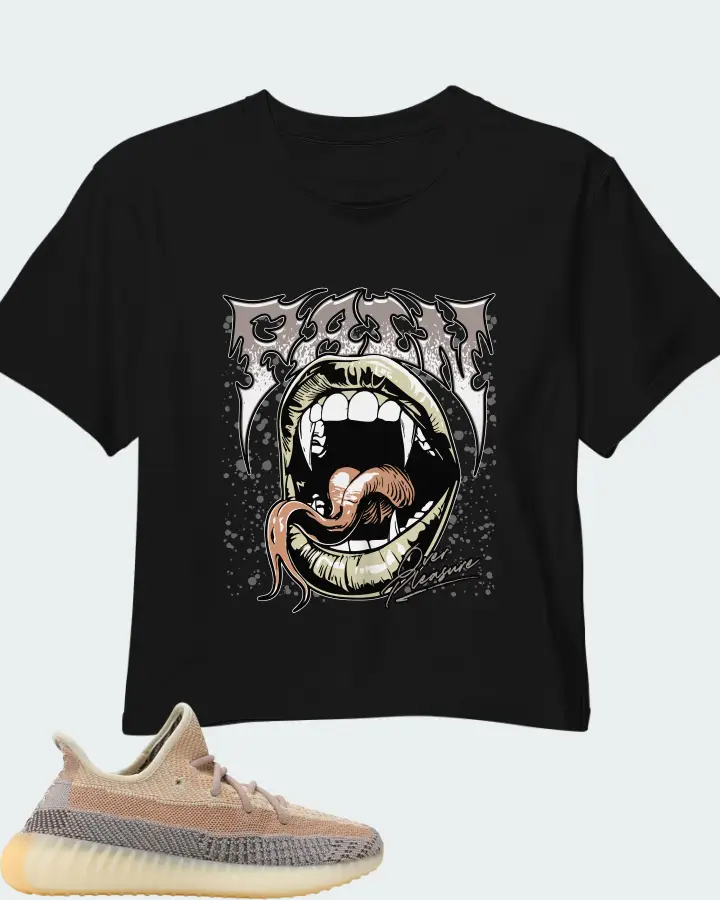 adidas Yeezy Boost 350 V2 Ash Pearl Matching Crop Top