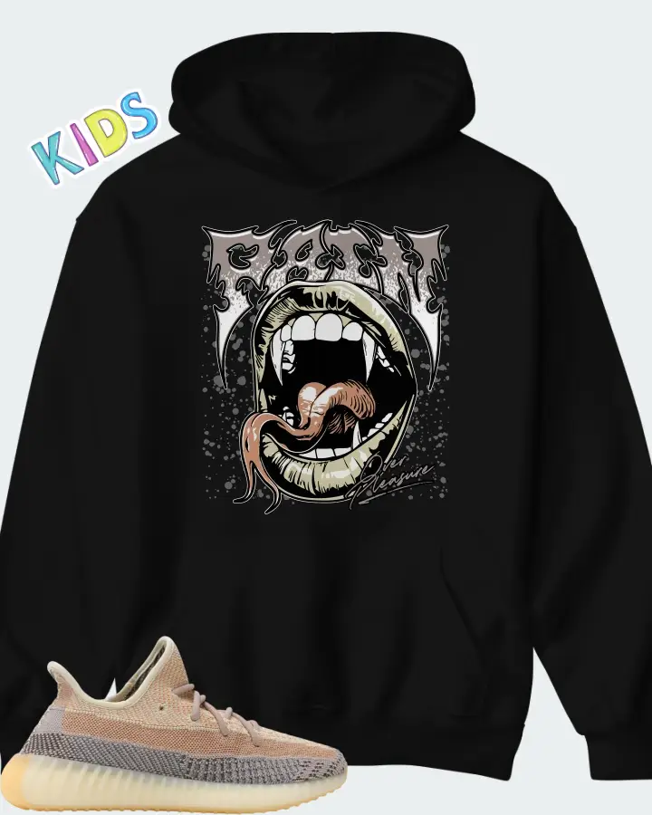 adidas Yeezy Boost 350 V2 Ash Pearl Matching Kid's Hoodie