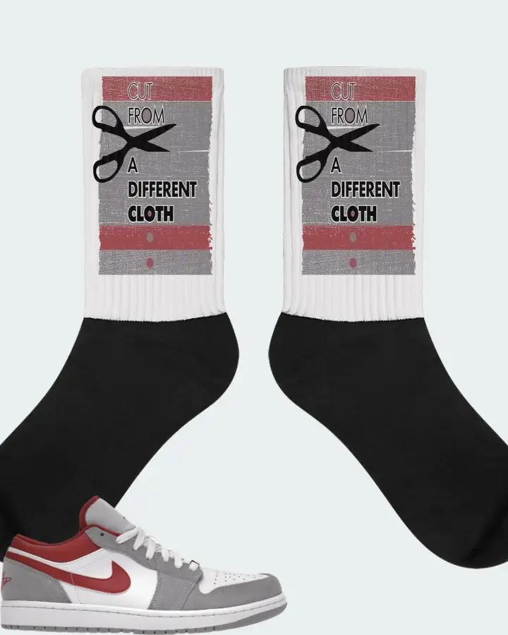 Jordan 1 Low SE Sneaker Matching White Socks - Cut From a Different Cloth