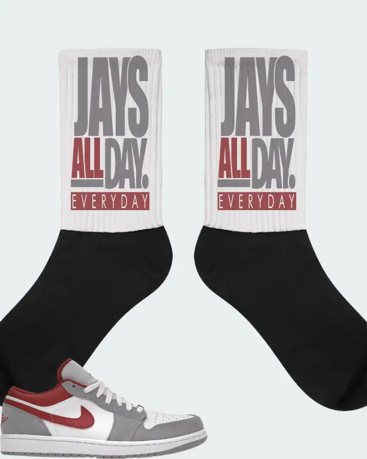 Jordan 1 Low SE Sneaker Matching White Socks - Jays All Day