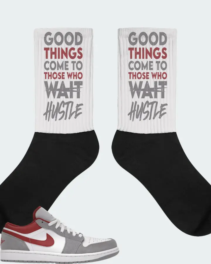 Jordan 1 Low SE Sneaker Matching White Socks - Good Things Come