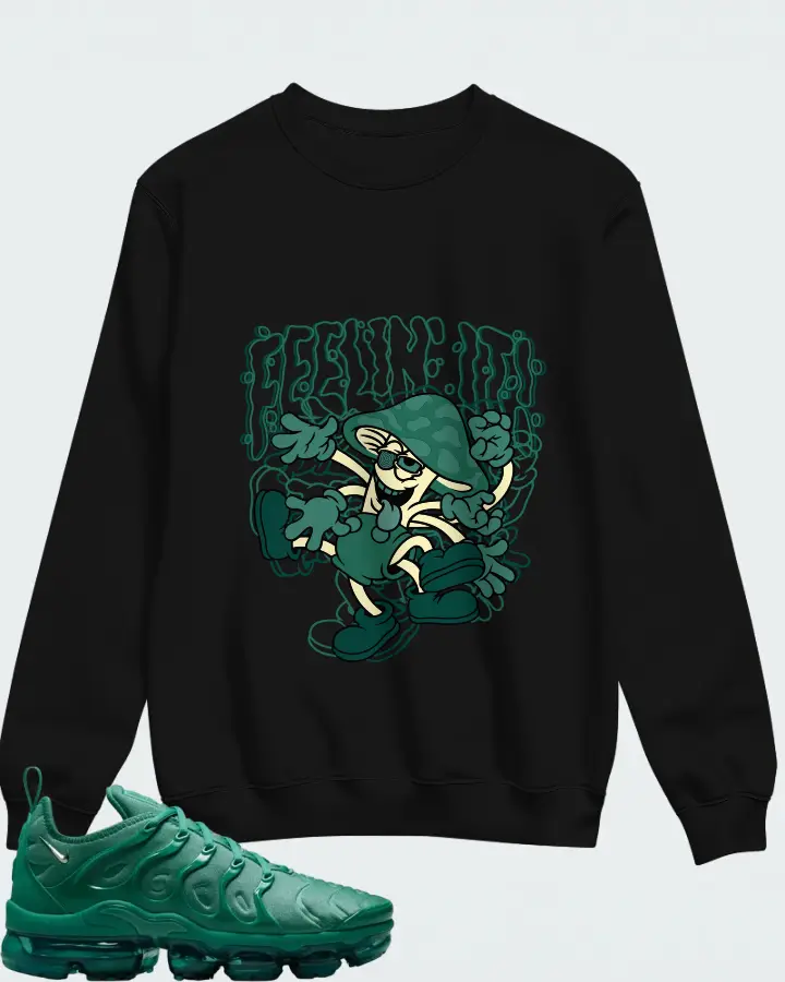 Nike Air VaporMax Plus Emerald Matching Sweatshirt