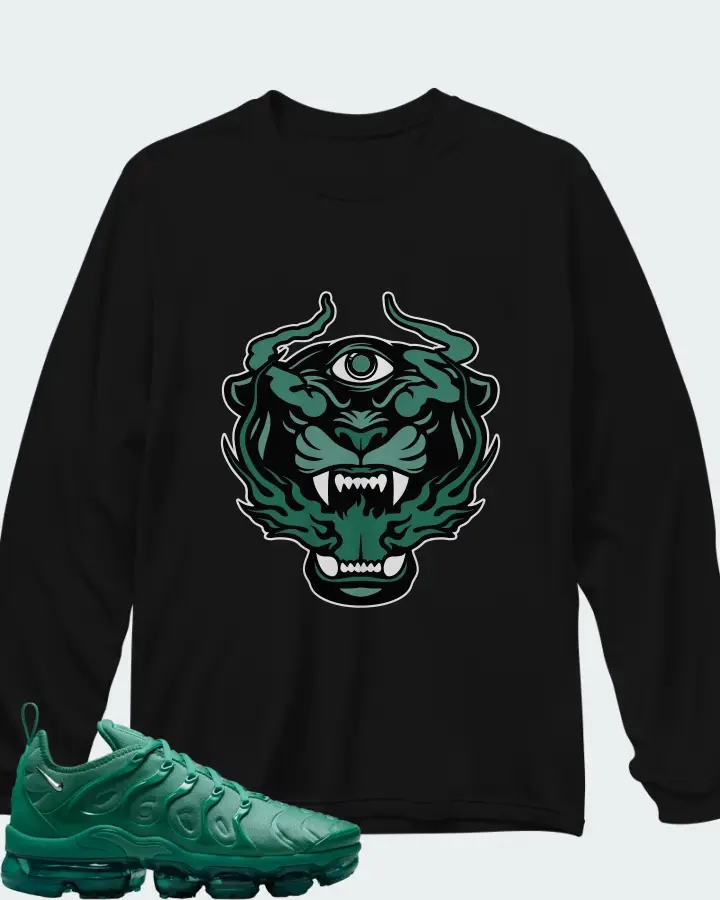 Nike Air VaporMax Plus  Emerald  Matching Long Sleeve T-Shirt
