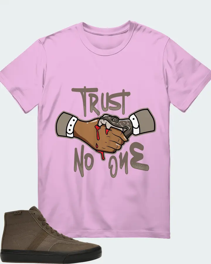 Vans Crockett High Sneaker Matching T-Shirt - Trust No One