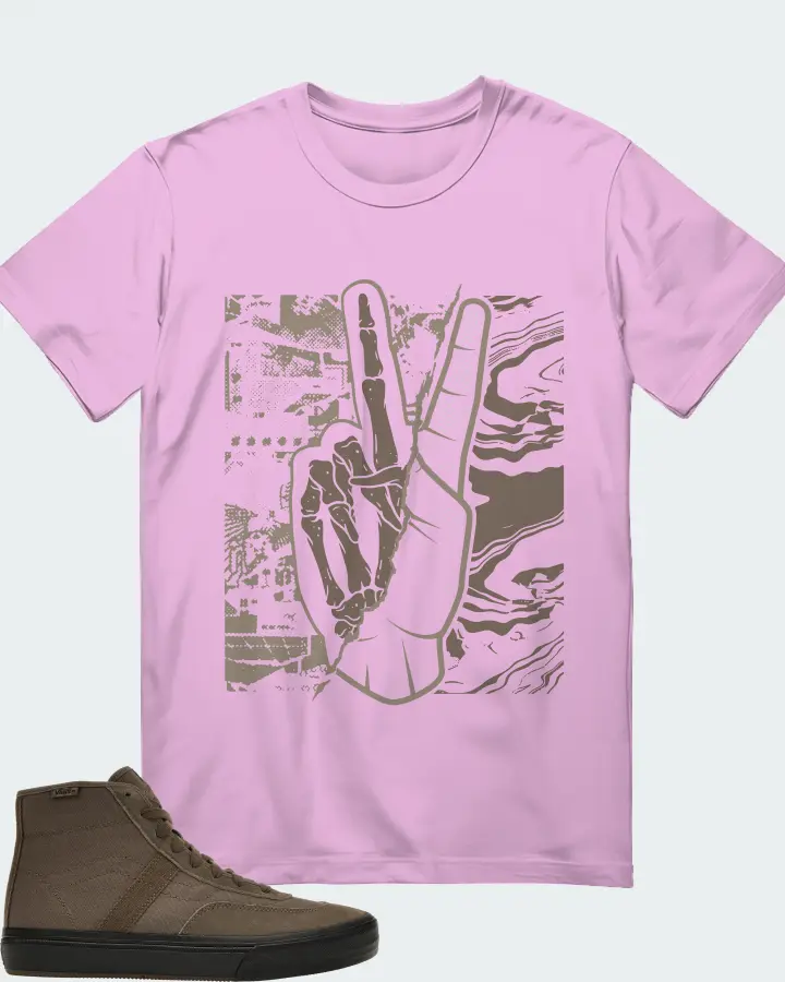 Vans Crockett High Sneaker Matching T-Shirt - Peace of mind