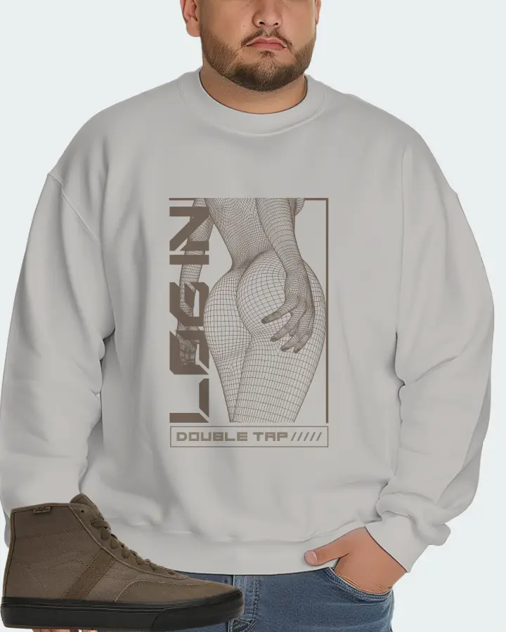 Vans Crockett High Sneaker Matching Grey Sweatshirt (LOGIN) - View 6