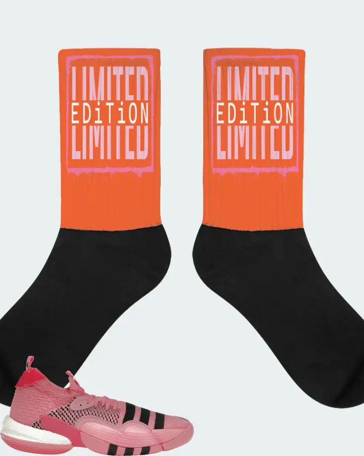 adidas Trae Young 2.0 Sneaker Matching Orange Socks - LIMITED EDITION