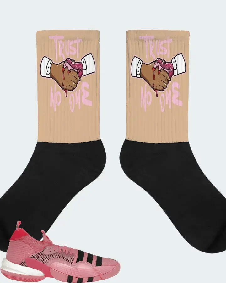 adidas Trae Young 2.0 Sneaker Matching Cream Socks - Trust No One