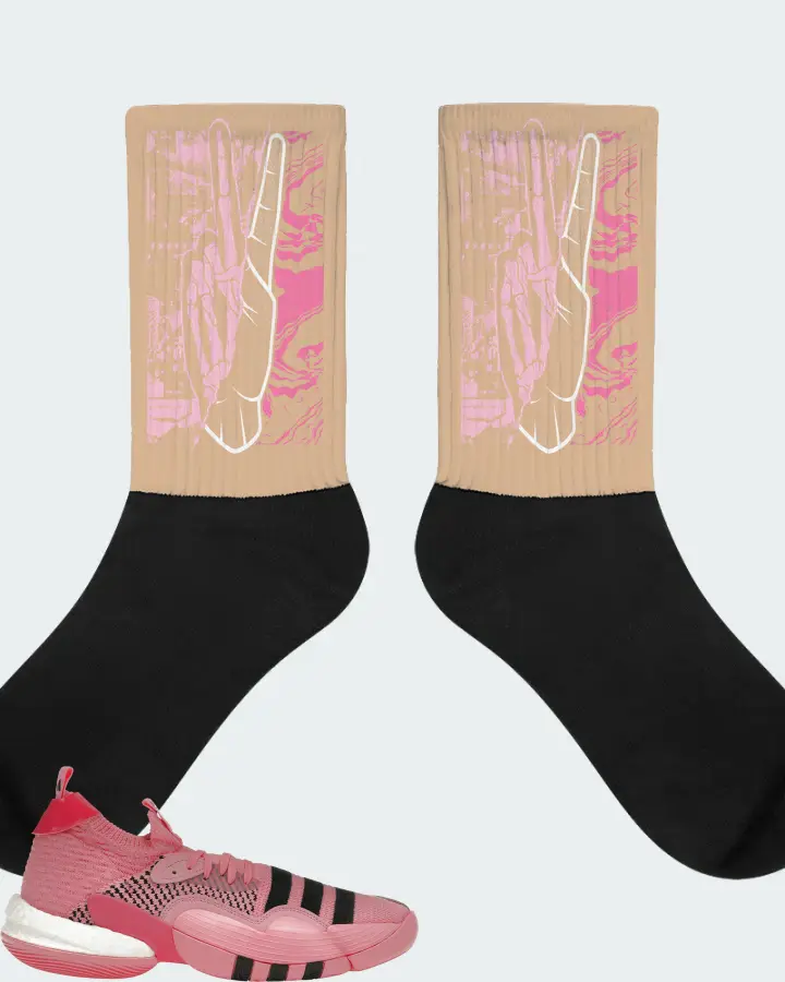 adidas Trae Young 2.0 Sneaker Matching Cream Socks - Peace of mind
