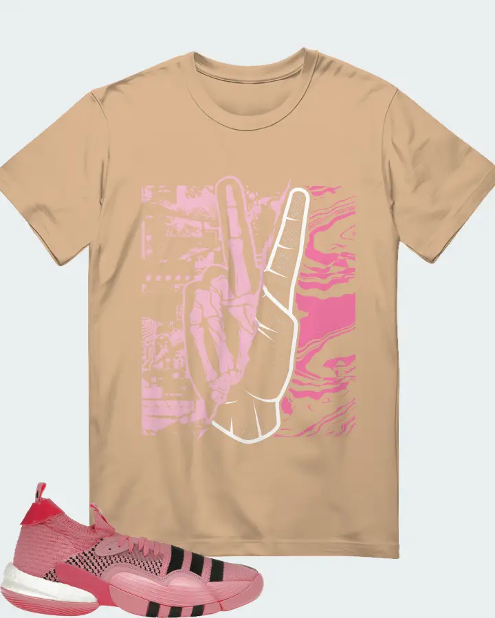 adidas Trae Young 2.0 Sneaker Matching Cream T-Shirt - Peace of mind