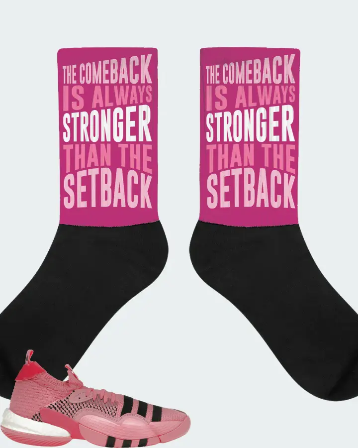 adidas Trae Young 2.0 Sneaker Matching Berry Socks - The Comeback