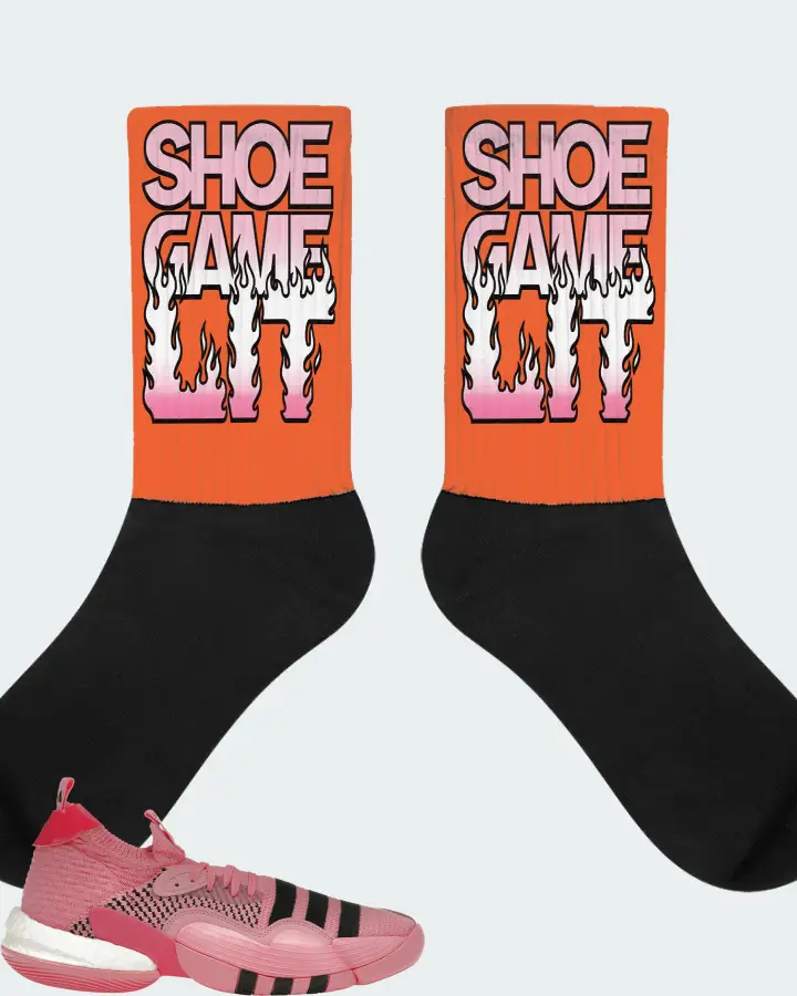 adidas Trae Young 2.0 Sneaker Matching Orange Socks - Shoe Game Lit Refreshed