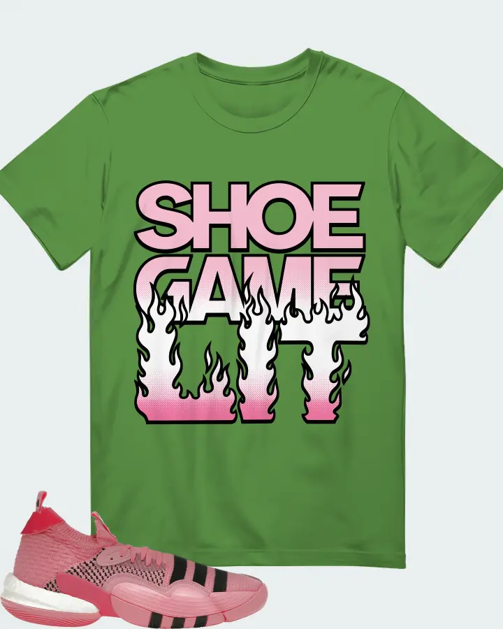 adidas Trae Young 2.0 Sneaker Matching Leaf T-Shirt - Shoe Game Lit Refreshed