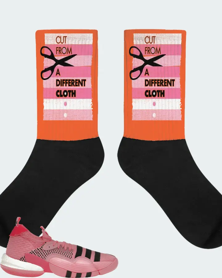 adidas Trae Young 2.0 Sneaker Matching Orange Socks - Cut From a Different Cloth