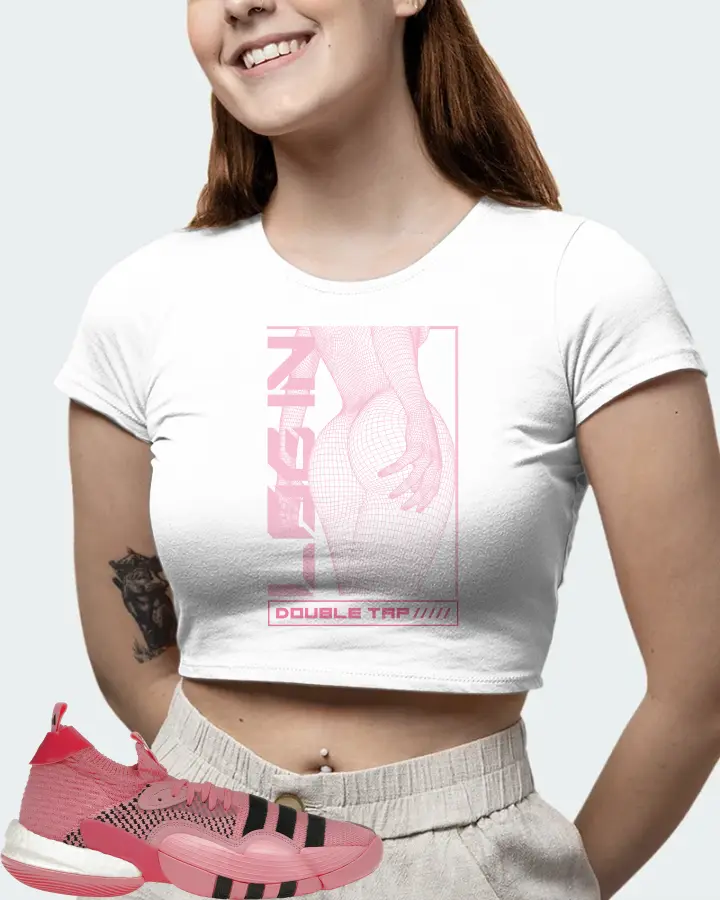 adidas Trae Young 2.0 Sneaker Matching White Crop Top (LOGIN) - View 6