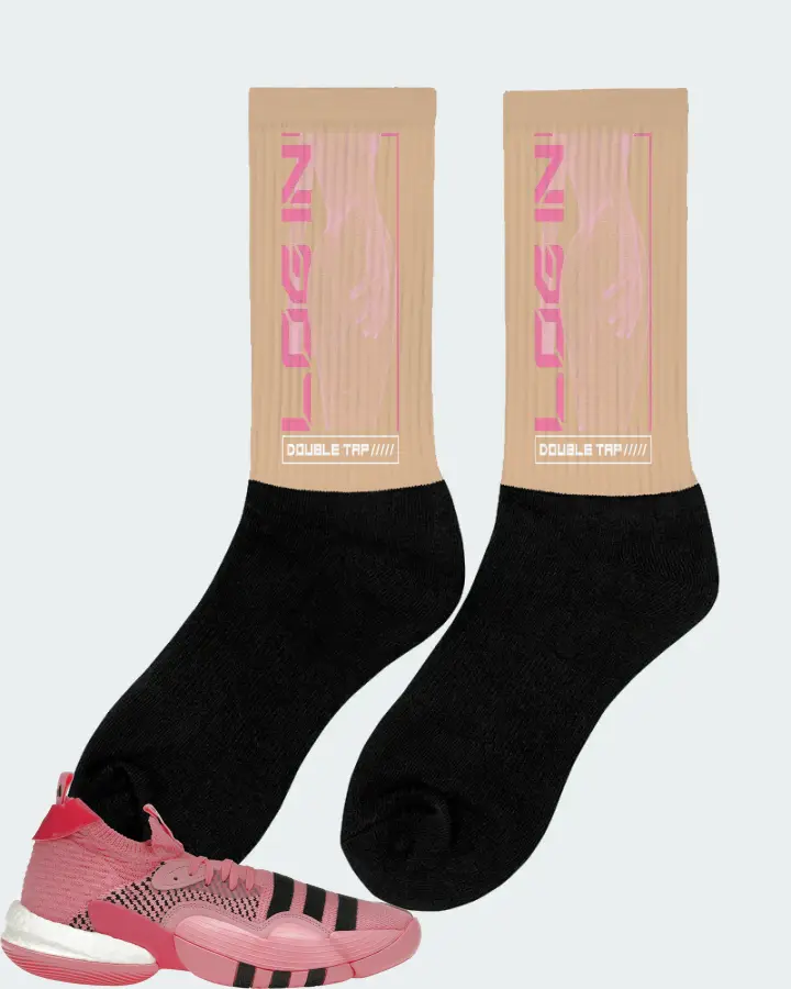 adidas Trae Young 2.0 Sneaker Matching Cream Socks (LOGIN) - View 3