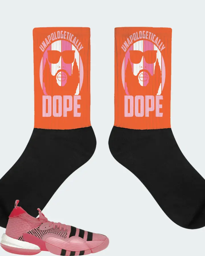adidas Trae Young 2.0 Sneaker Matching Orange Socks - UNAPOLOGETICALLY DOPE Man