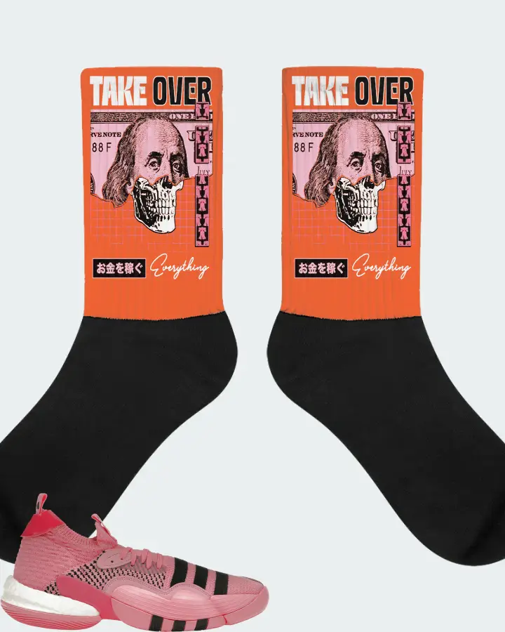 adidas Trae Young 2.0 Sneaker Matching Orange Socks - Take Over
