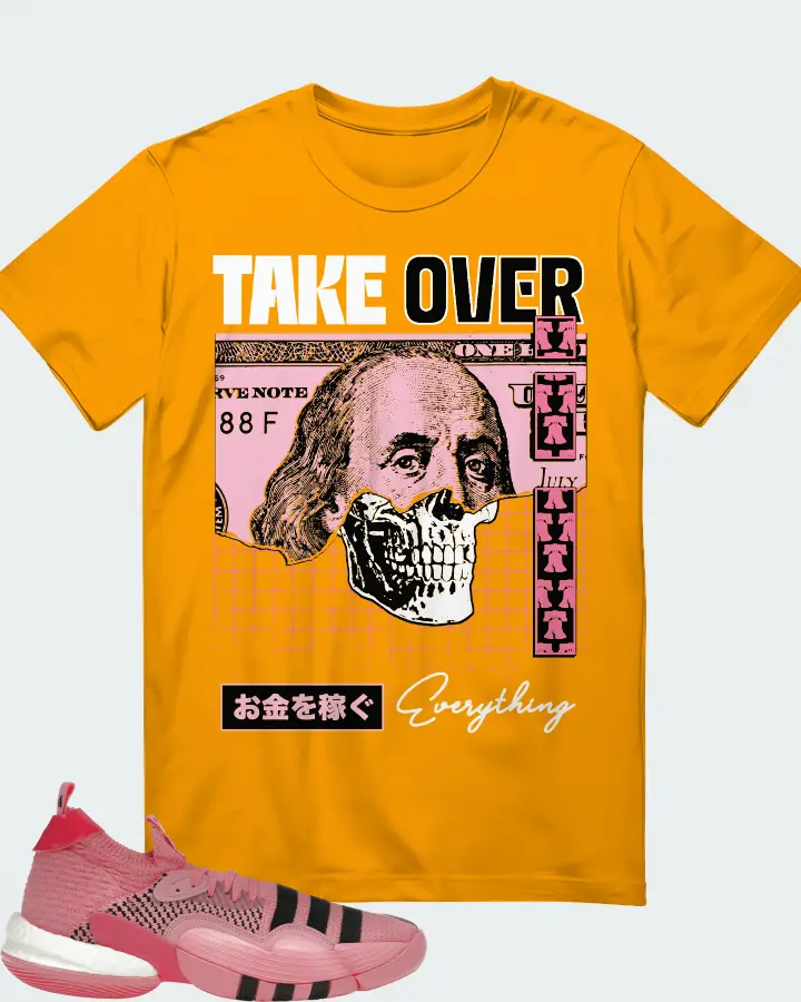 adidas Trae Young 2.0 Sneaker Matching Gold T-Shirt - Take Over