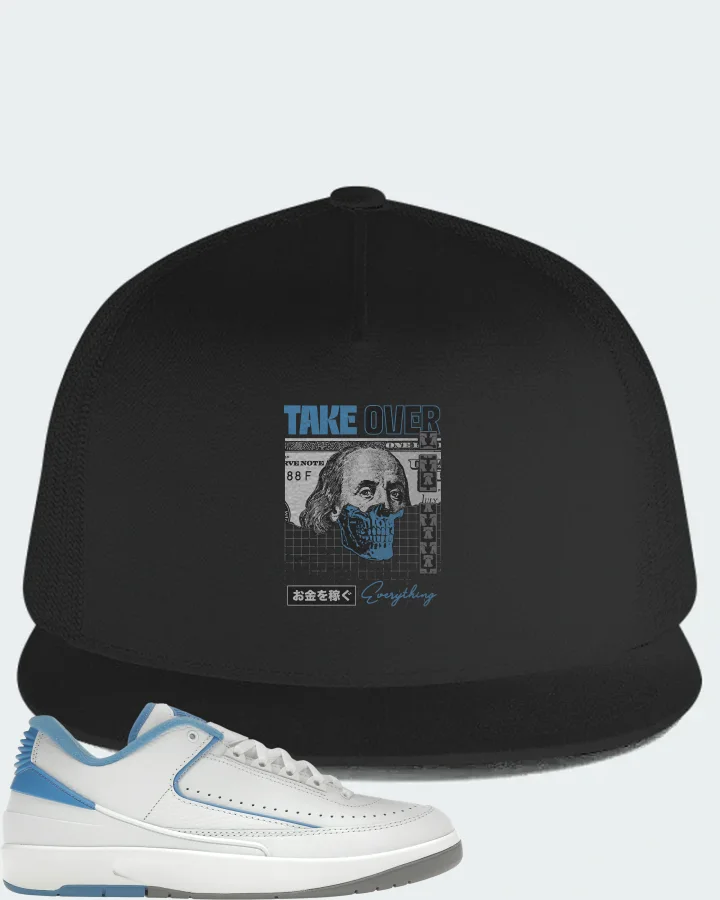Jordan 2 Retro Low Sneaker Matching Black Hat - Take Over