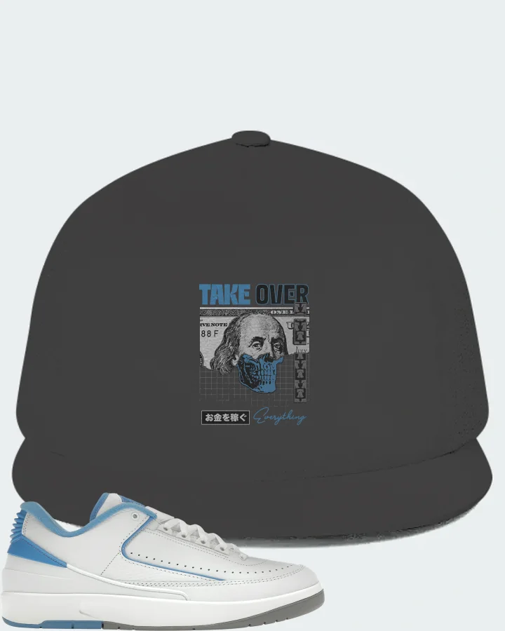 Jordan 2 Retro Low Sneaker Matching Dark Grey Hat - Take Over