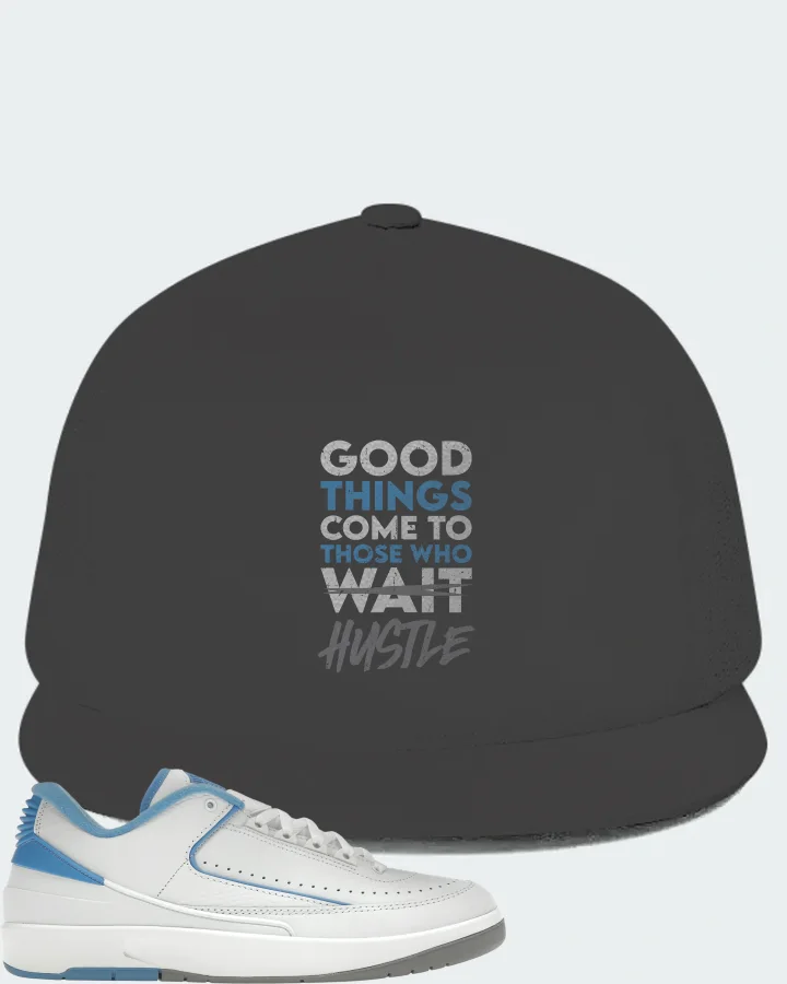 Jordan 2 Retro Low Sneaker Matching Dark Grey Hat - Good Things Come