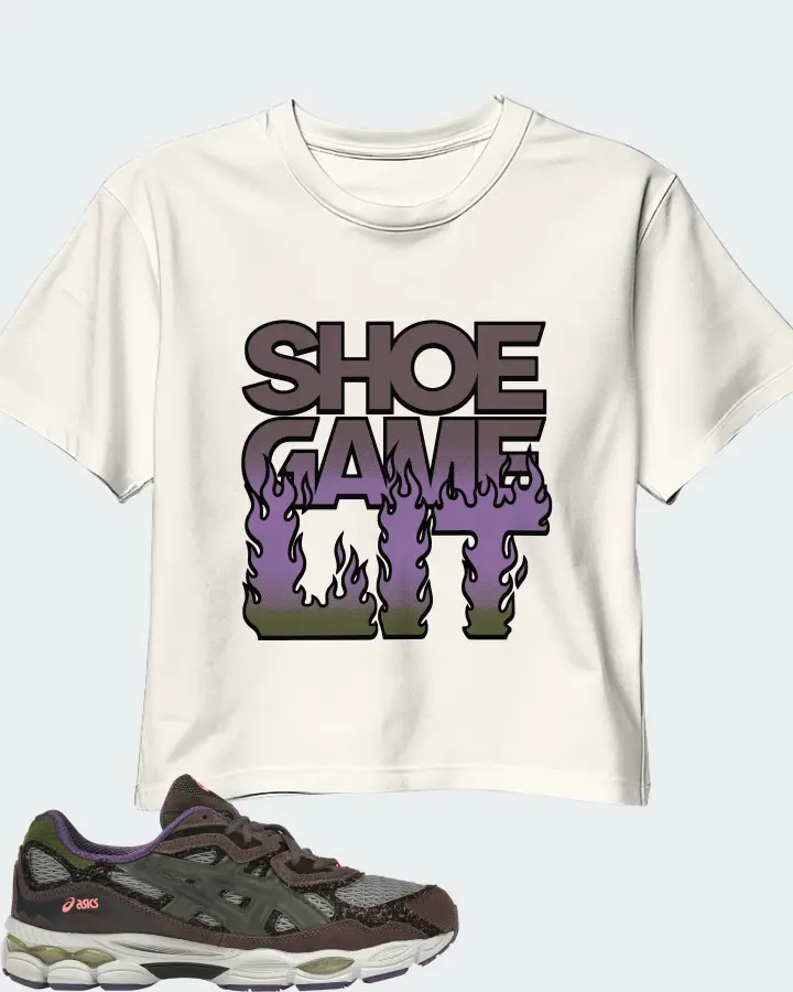 ASICS Gel-NYC Sneaker Matching Ecru White Crop Top - Shoe Game Lit Refreshed