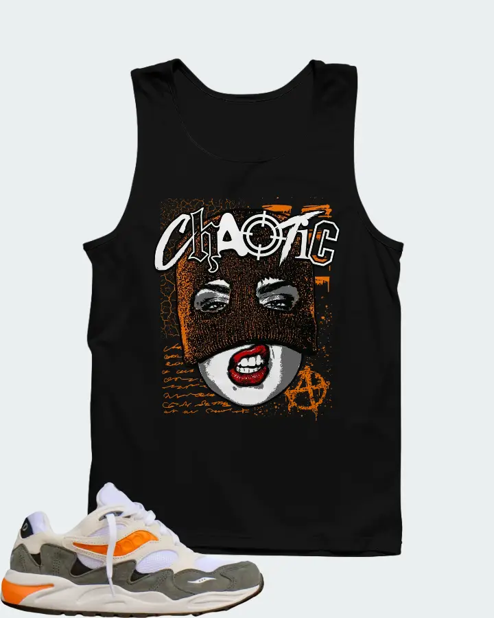 Saucony Grid Shadow 2 Essential White Grey Matching Tank Top