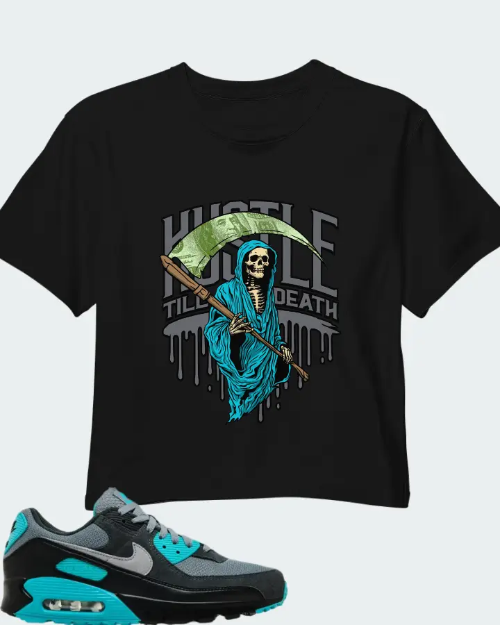 Nike Air Max 90 Cool Grey Dusty Cactus Matching Crop Top
