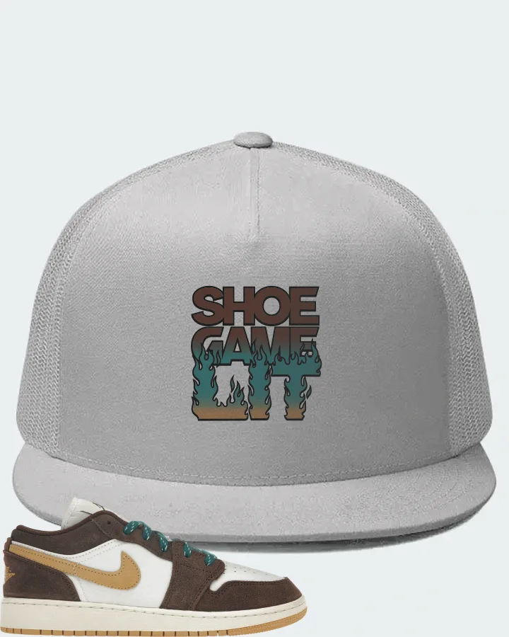 Jordan 1 Low SE Sneaker Matching White Hat - Shoe Game Lit Refreshed